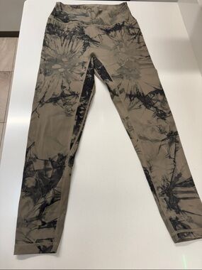 ZYIA Olive Gray High-Waist Leggings